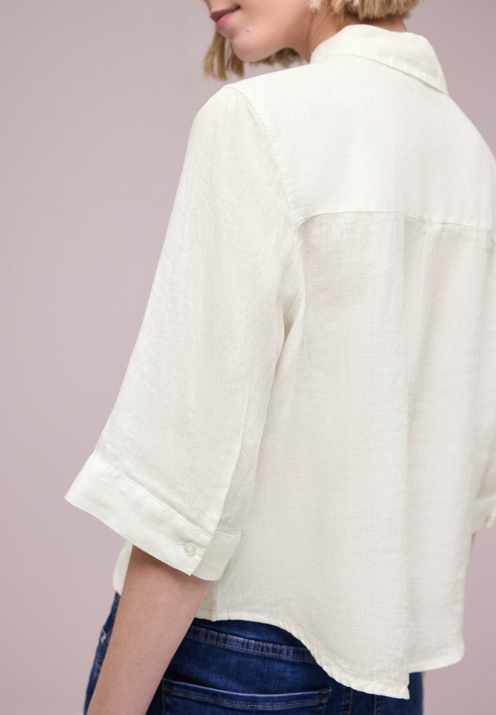 SOL_Shirtcollar blouse w pocke