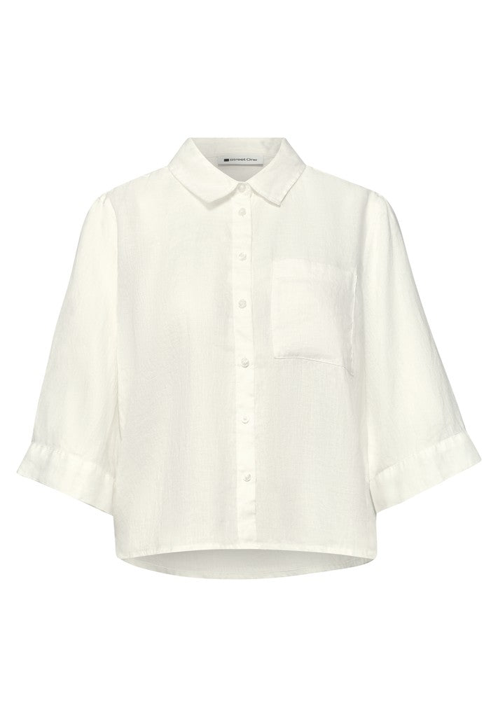 SOL_Shirtcollar blouse w pocke