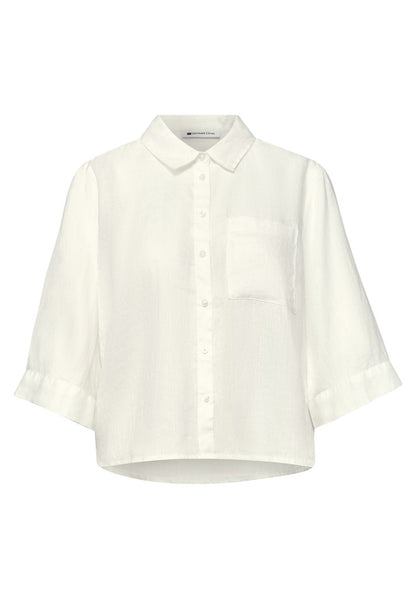 SOL_Shirtcollar blouse w pocke