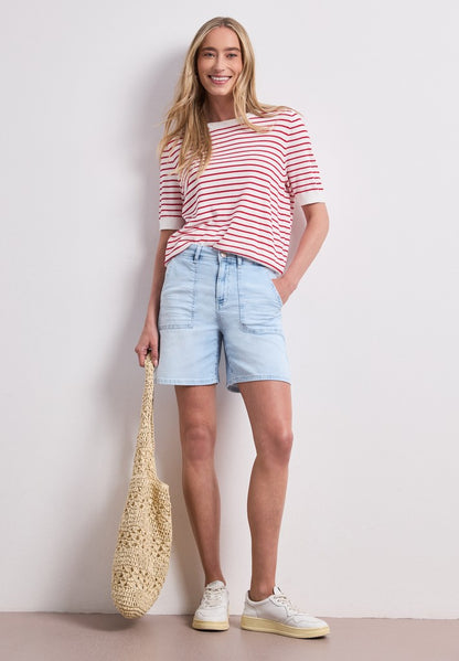 QR Style Shorts,hw,bleached