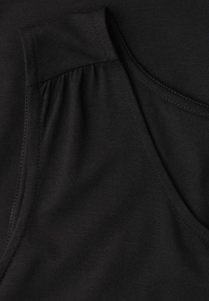 LTD QR jersey v-neck top