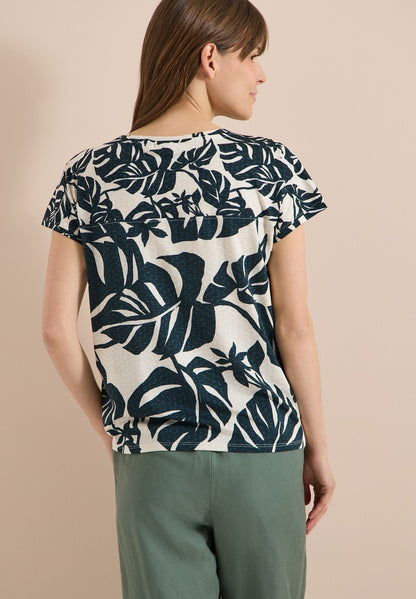 TOS AOP Print Mix T-Shirt