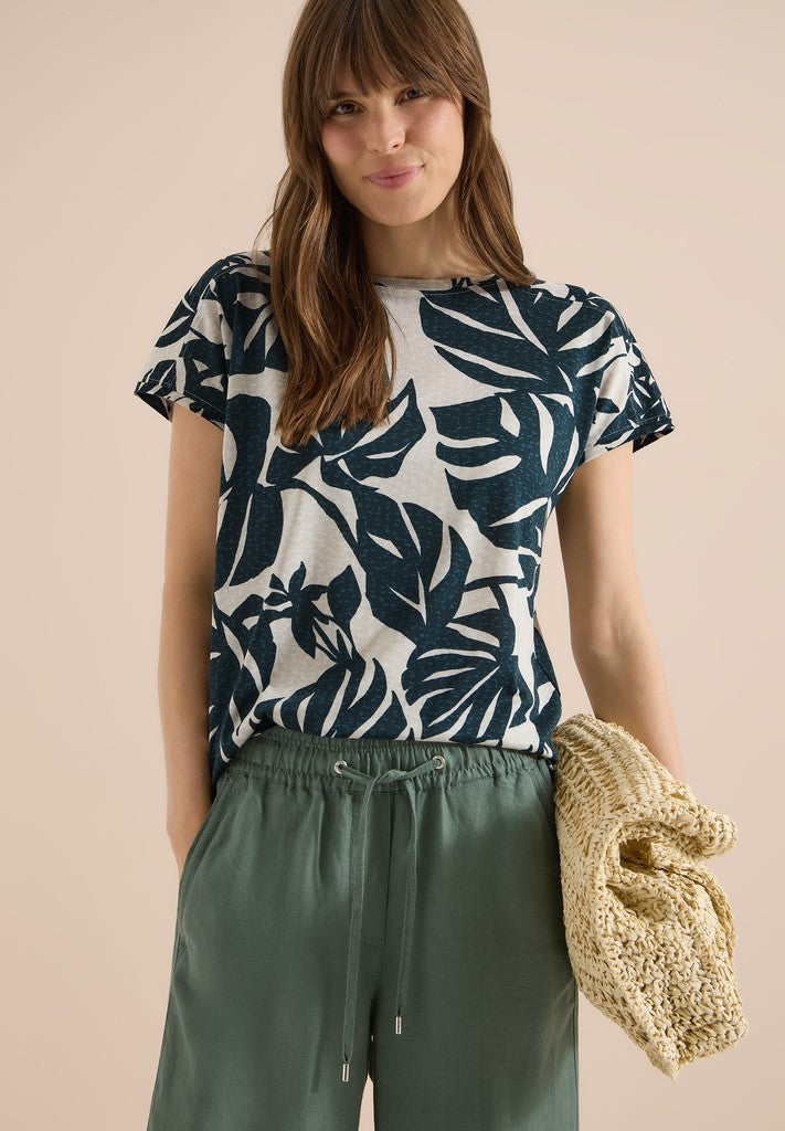TOS AOP Print Mix T-Shirt