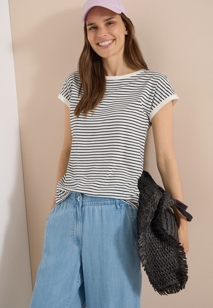 TOS Striped Turn-Up Shirt