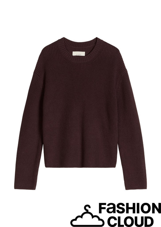 Pullovers, LSL, Round-Neck, Slits