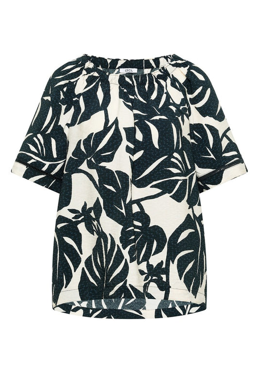 AOP Carmen Blouse