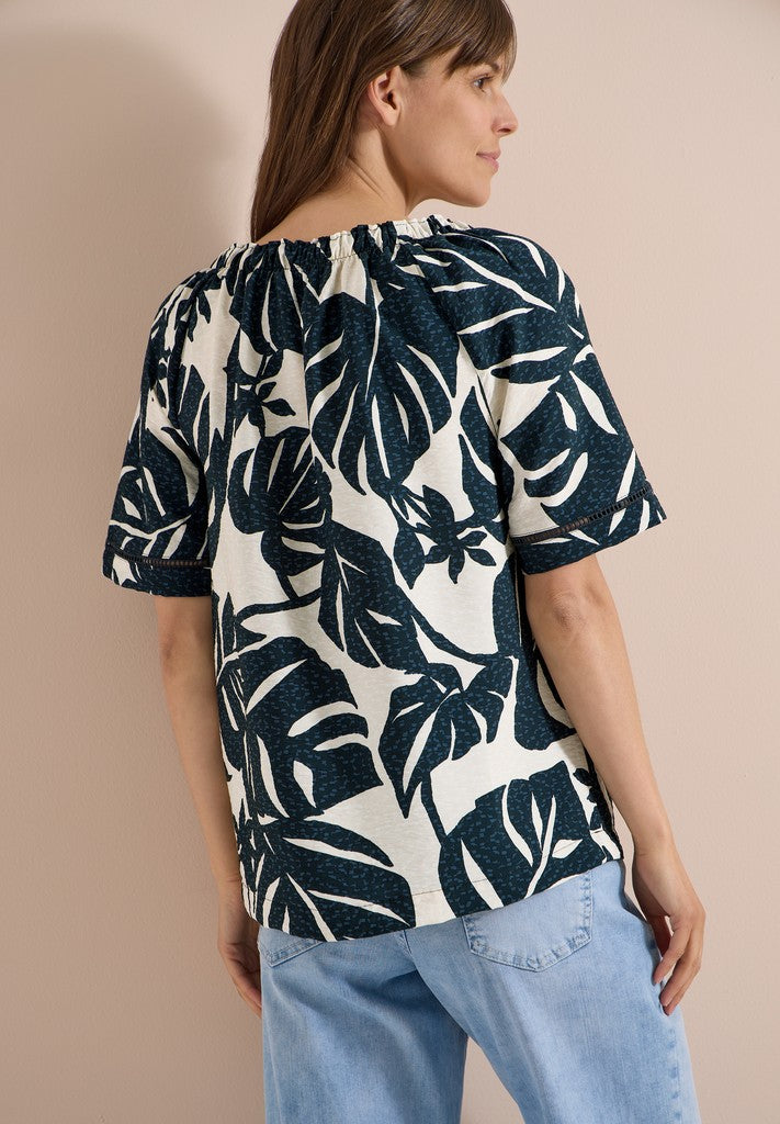 AOP Carmen Blouse