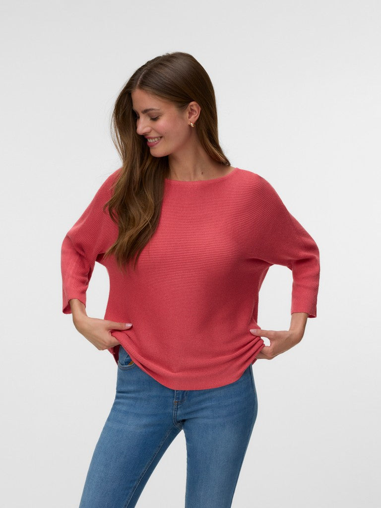 VMNORA 3/4 BOATNECK BLOUSE NOO