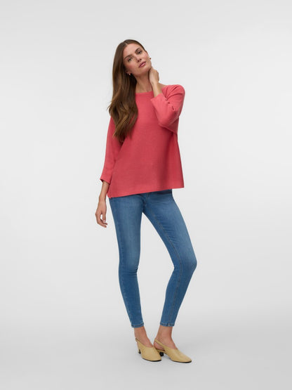 VMNORA 3/4 BOATNECK BLOUSE NOO