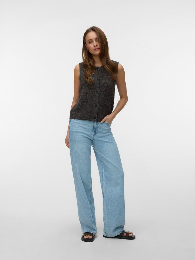 VMNOVAH SL O-NECK BUTTON VEST NOOS