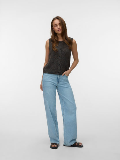 VMNOVAH SL O-NECK BUTTON VEST NOOS