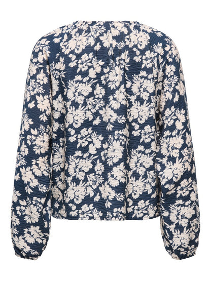 ONLZION STRYLA L/S BUTTON TOP WVN