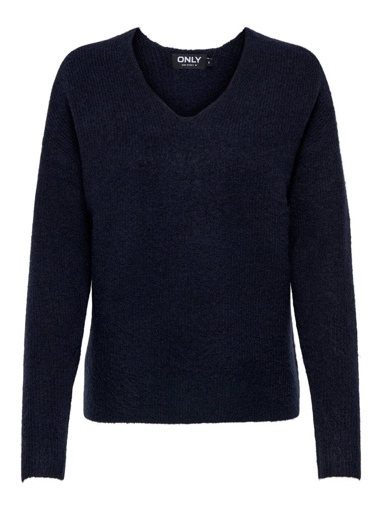 ONLCAMILLA V-NECK L/S PULLOVER KNT