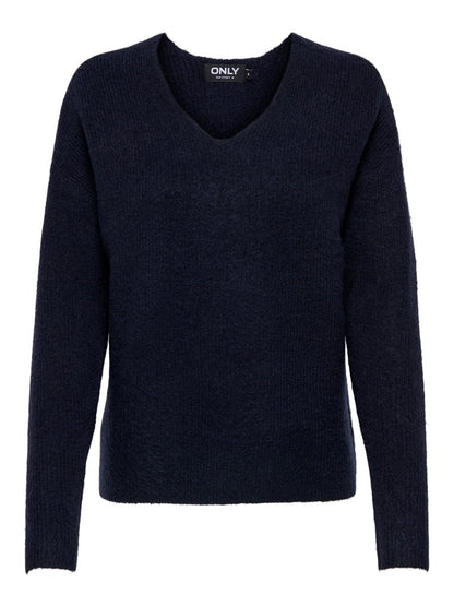 ONLCAMILLA V-NECK L/S PULLOVER KNT