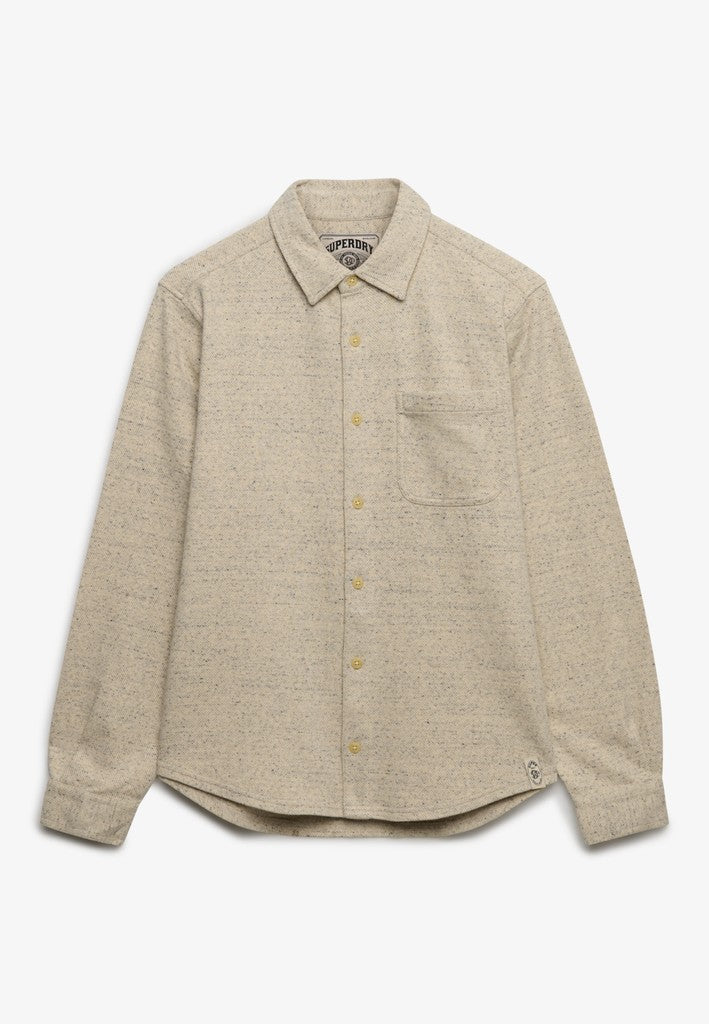 TWILL TWEED JERSEY SHIRT