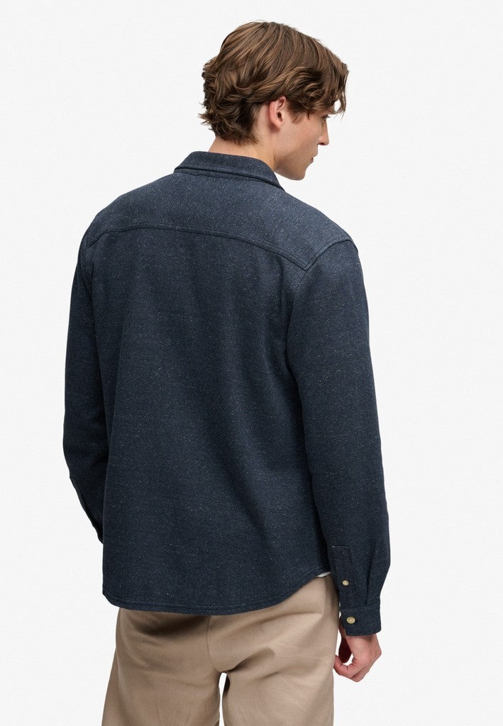 TWILL TWEED JERSEY SHIRT