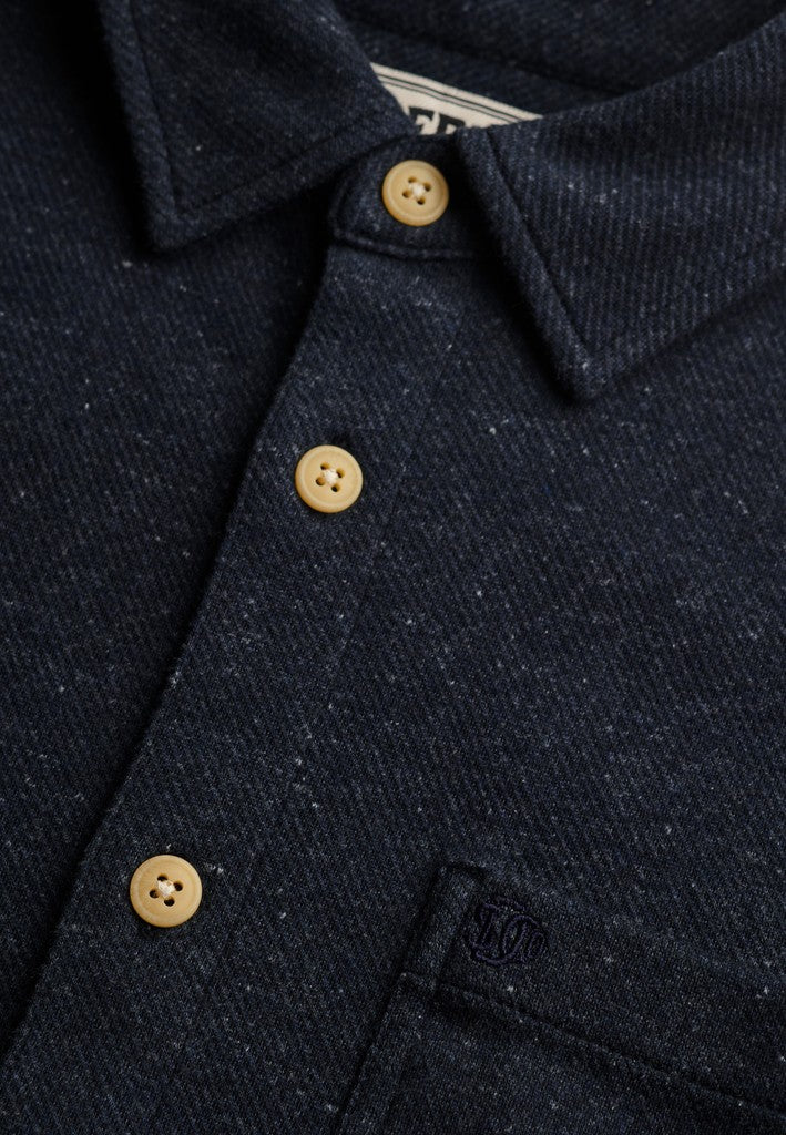 TWILL TWEED JERSEY SHIRT