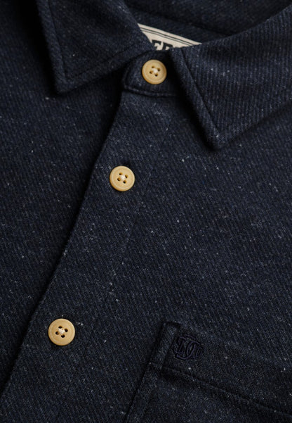 TWILL TWEED JERSEY SHIRT