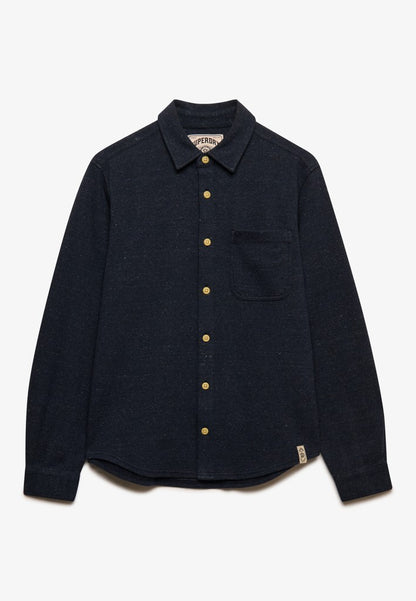TWILL TWEED JERSEY SHIRT