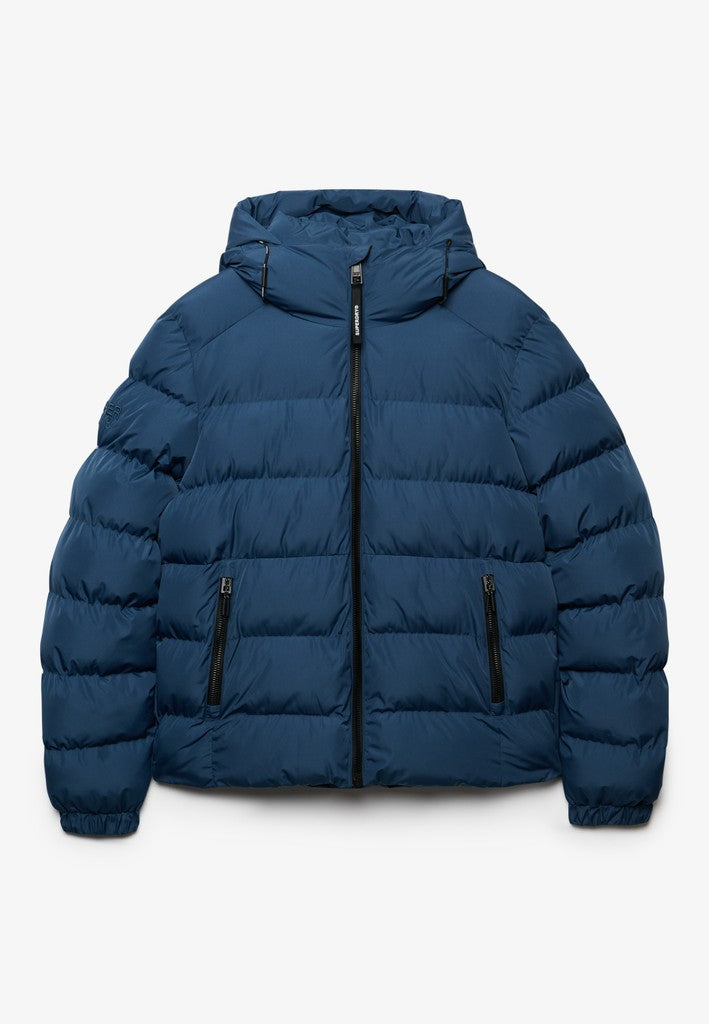 HOODED SPORTS PUFFER JACKET