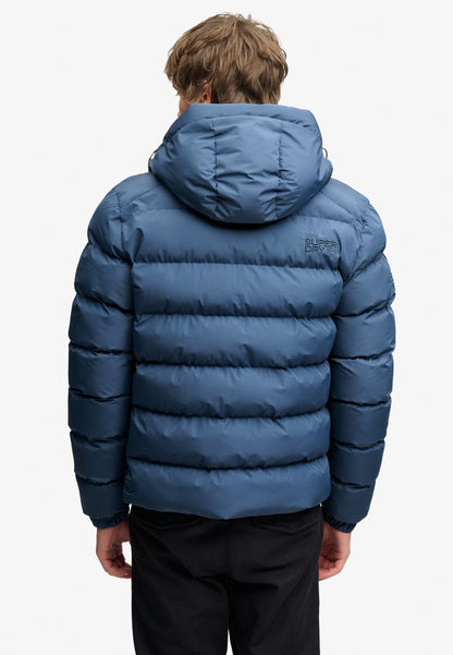 HOODED SPORTS PUFFER JACKET