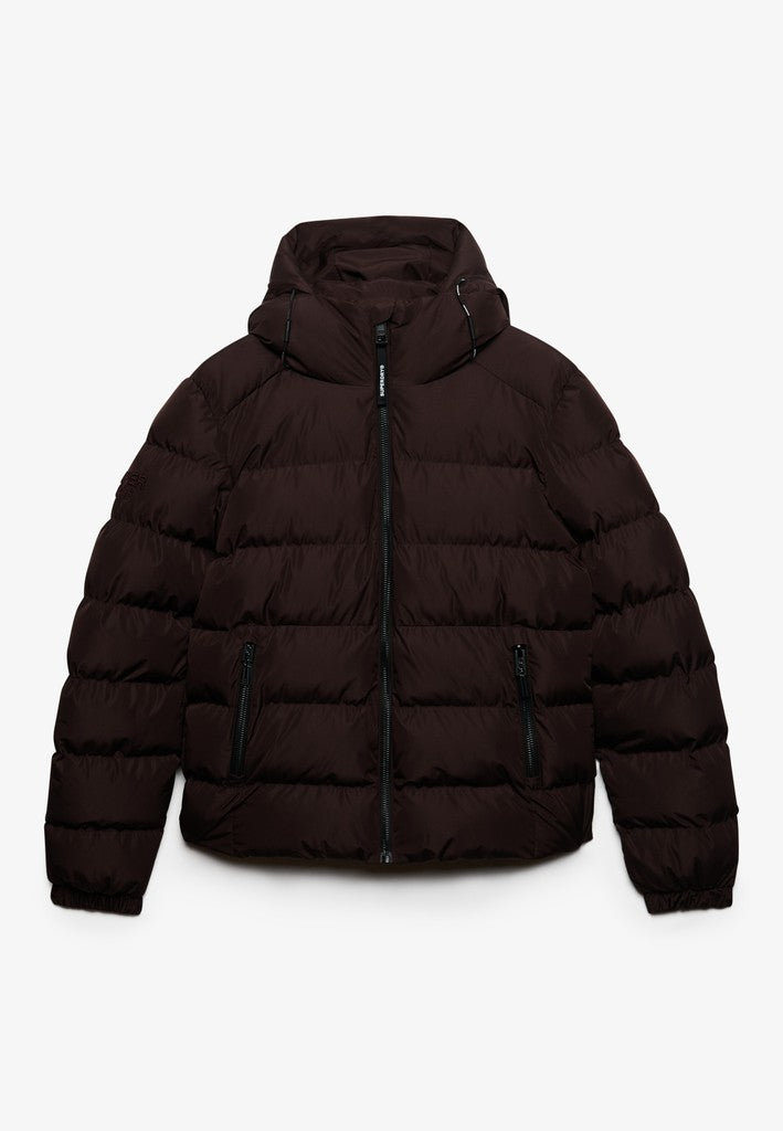 HOODED SPORTS PUFFER JACKET