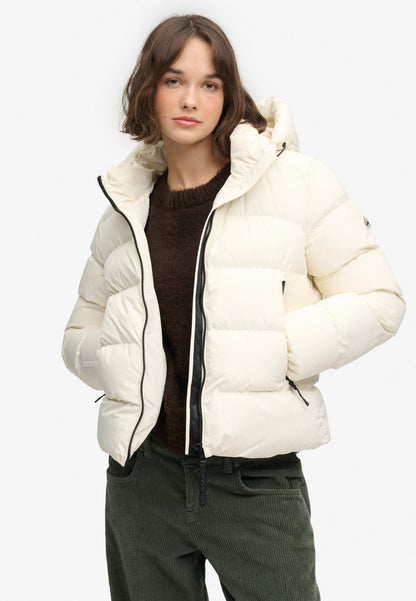 HOODED SPORTS PUFFER JACKET