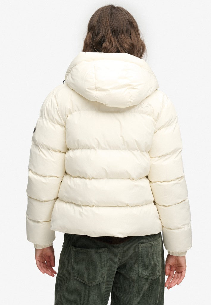 HOODED SPORTS PUFFER JACKET