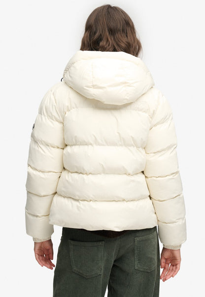 HOODED SPORTS PUFFER JACKET
