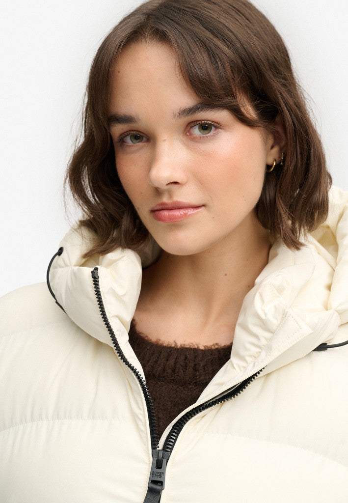 HOODED SPORTS PUFFER JACKET