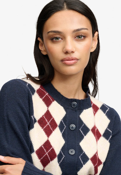ARGYLE CARDIGAN
