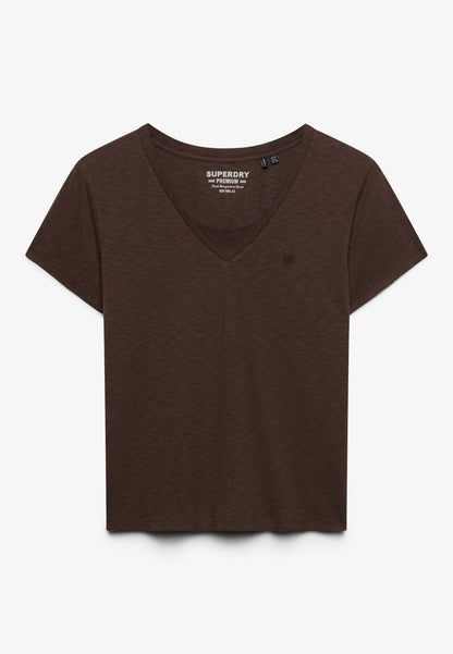 STUDIOS SLUB EMB VEE TEE
