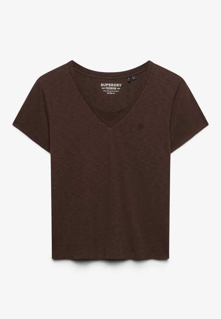 STUDIOS SLUB EMB VEE TEE