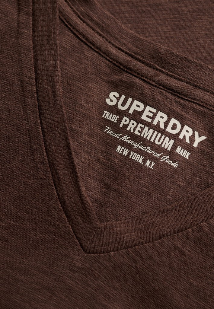 STUDIOS SLUB EMB VEE TEE