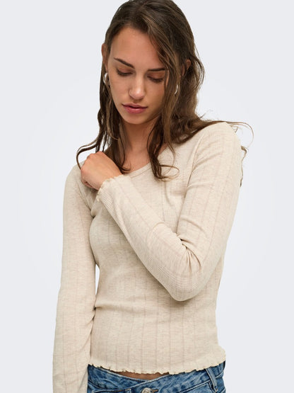 ONLTENNA O-NECK L/S TOP JRS NOOS