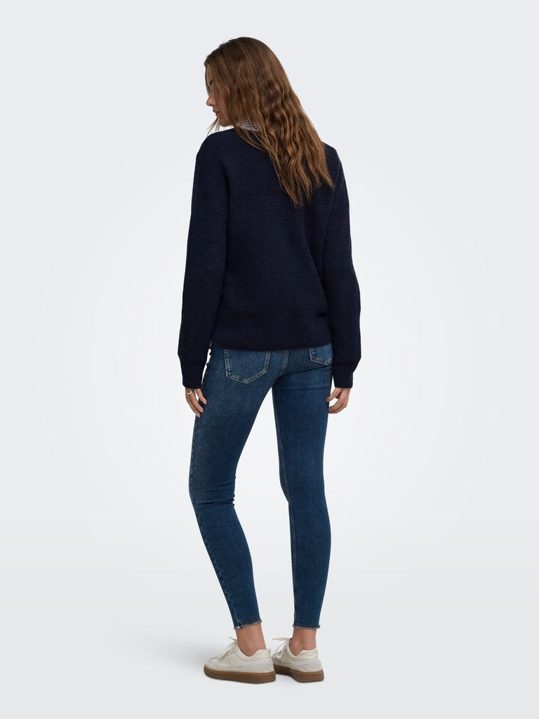 ONLCAMILLA V-NECK L/S PULLOVER KNT