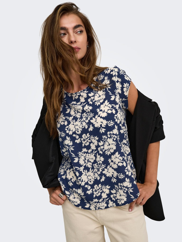 ONLVIC S/S AOP TOP NOOS WVN
