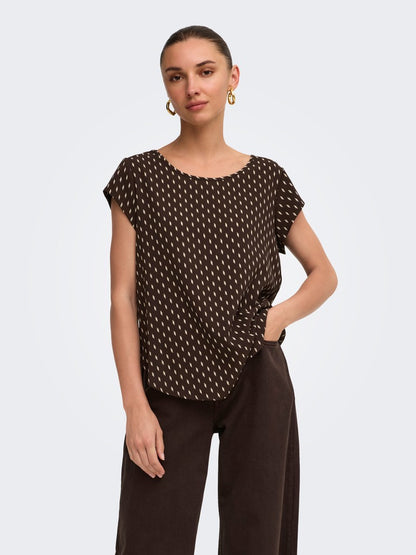 ONLVIC S/S AOP TOP NOOS WVN