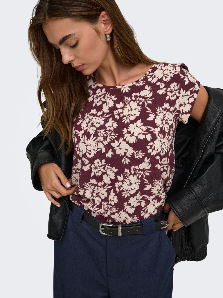 ONLVIC S/S AOP TOP NOOS WVN