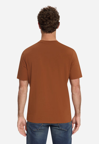 T-Shirt Crewneck Solid Basic Stretch