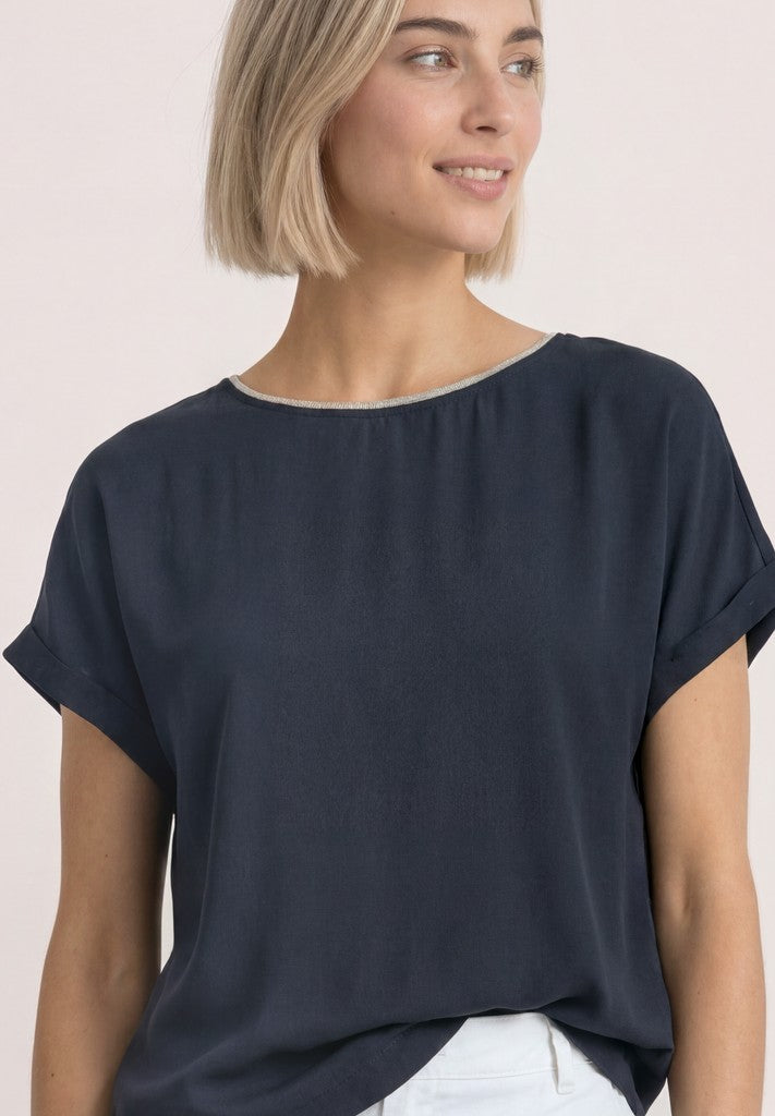2 in 1 chiffon shirt
