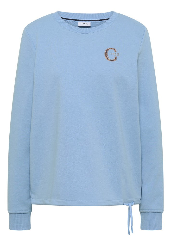 Solid Sweatshirt w.embroidery
