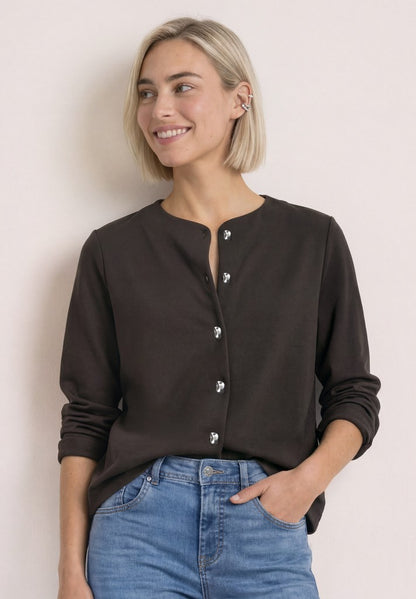 short jacket w.deco buttons