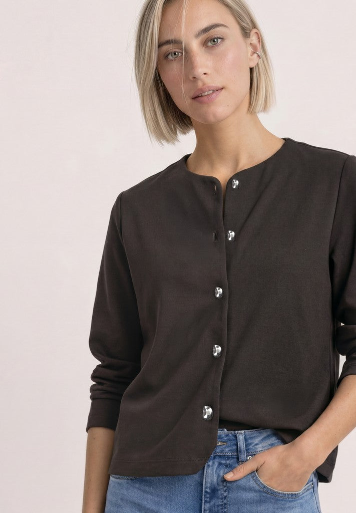 short jacket w.deco buttons
