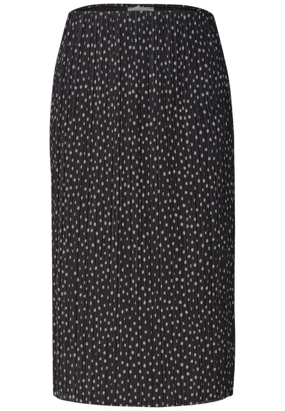 Mesh Plissee skirt_AOP