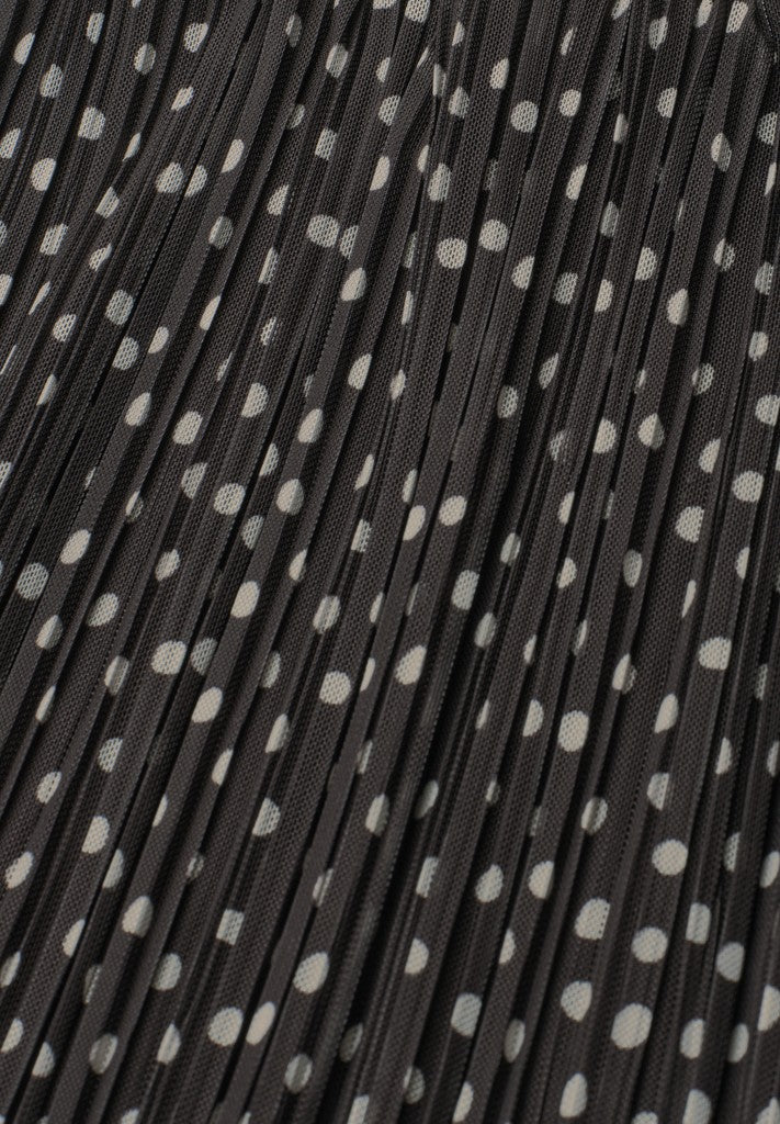 Mesh Plissee skirt_AOP
