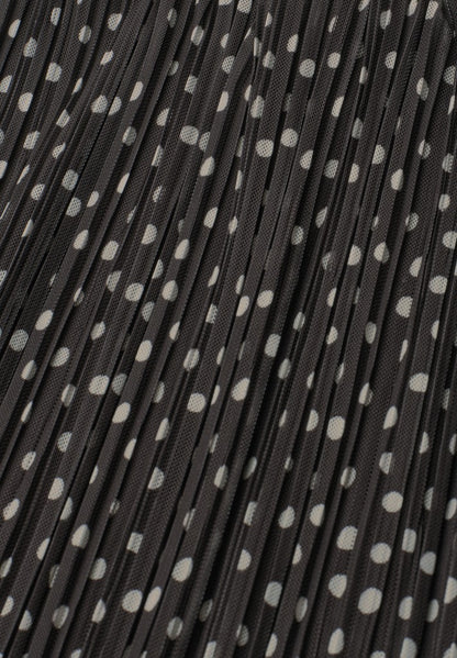 Mesh Plissee skirt_AOP