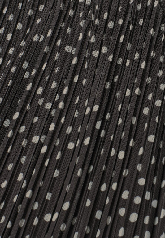 Mesh Plissee skirt_AOP