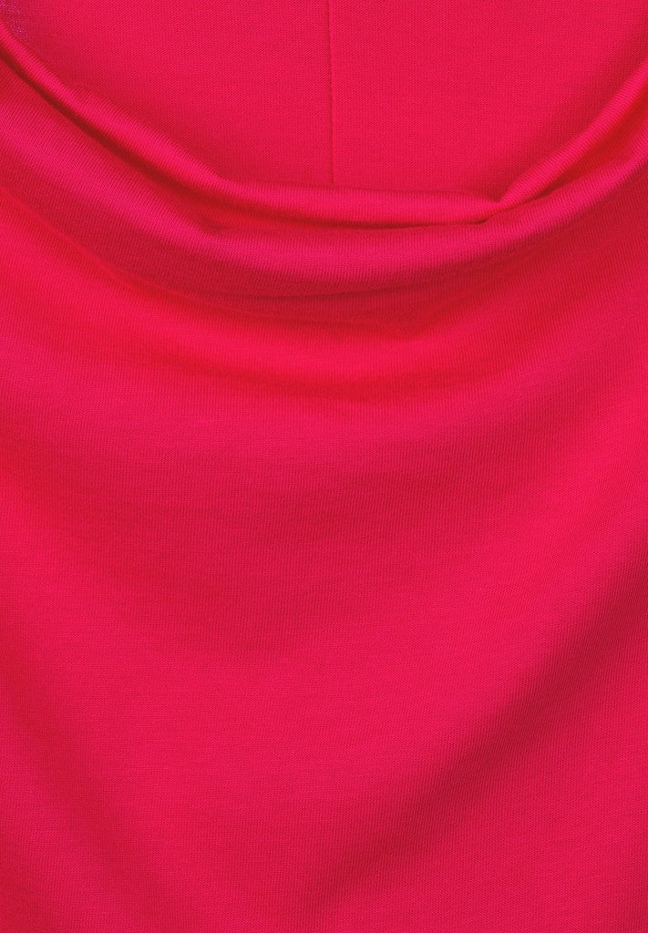 Waterfall neck line solid