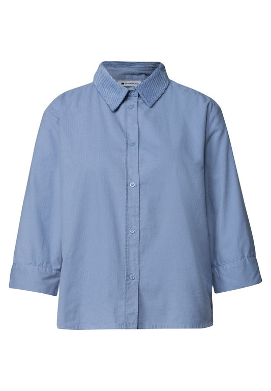 LTD QR Corduroy Mix shirtcolla